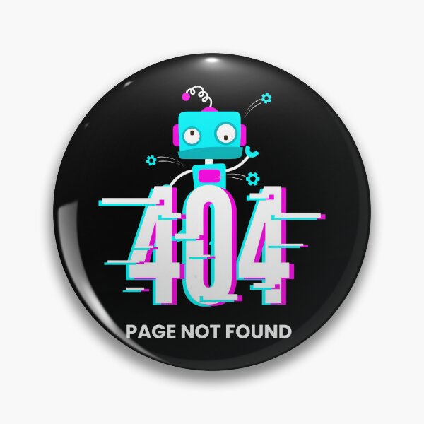 Item preview, 404 Page Not Found Glitch Robot Tech Error designed and sold by Zenith Design.