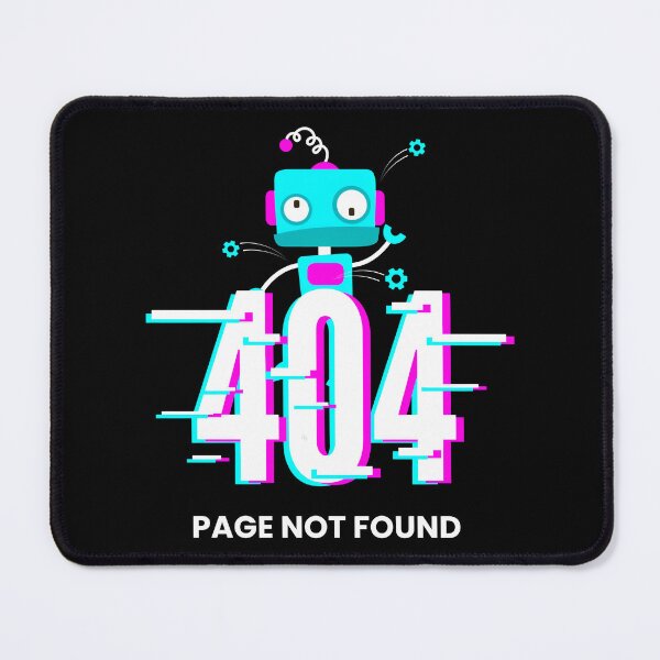 Item preview, 404 Page Not Found Glitch Robot Tech Error designed and sold by Zenith Design.