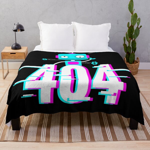 Item preview, 404 Page Not Found Glitch Robot Tech Error designed and sold by Zenith Design.