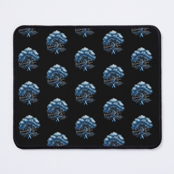 Item preview, Strength Runs Deep Colon Cancer Awareness Tree of Life Blue Ribbon Survivor Gift designed and sold by tamdevo1.