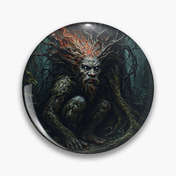 Item preview, Brazilian Guardian of the Forest: Dark Reinterpretation of Curupira  designed and sold by Helios Be. Lavsh.