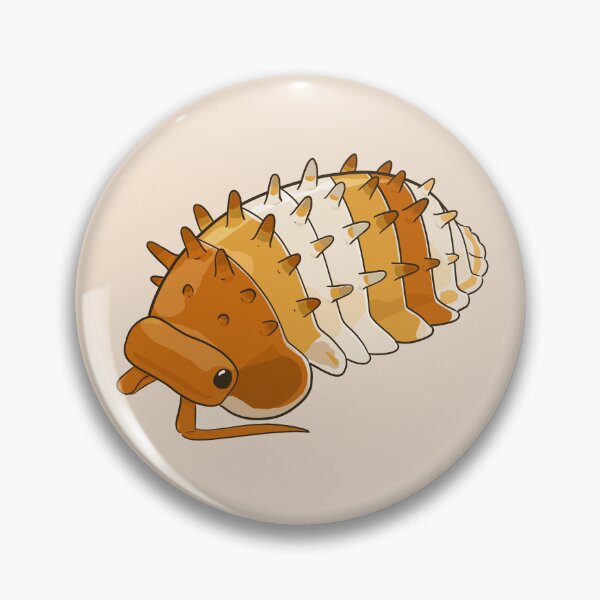Item preview, Hedgehog Spiky Isopod designed and sold by rornelson.