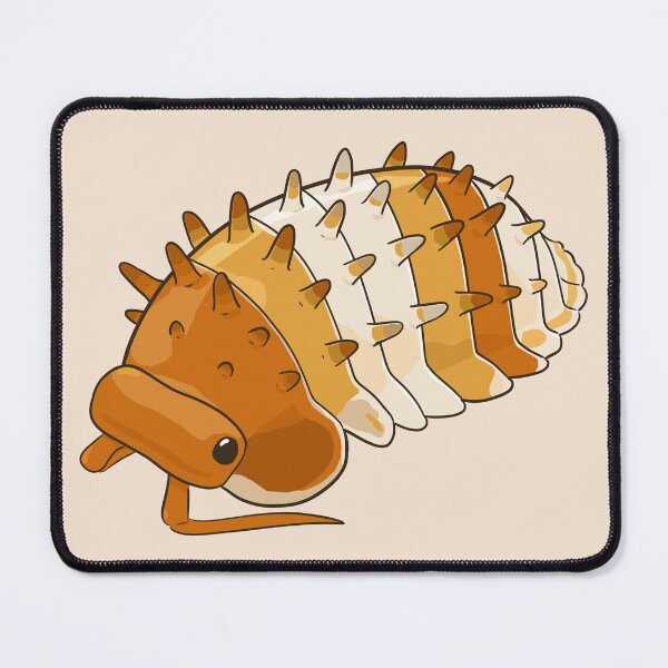 Item preview, Hedgehog Spiky Isopod designed and sold by rornelson.
