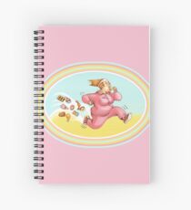 Burn calories with sport Spiral Notebook