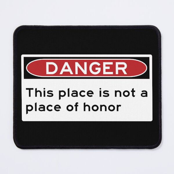 Item preview, Not a place of honor designed and sold by jonathankorman.