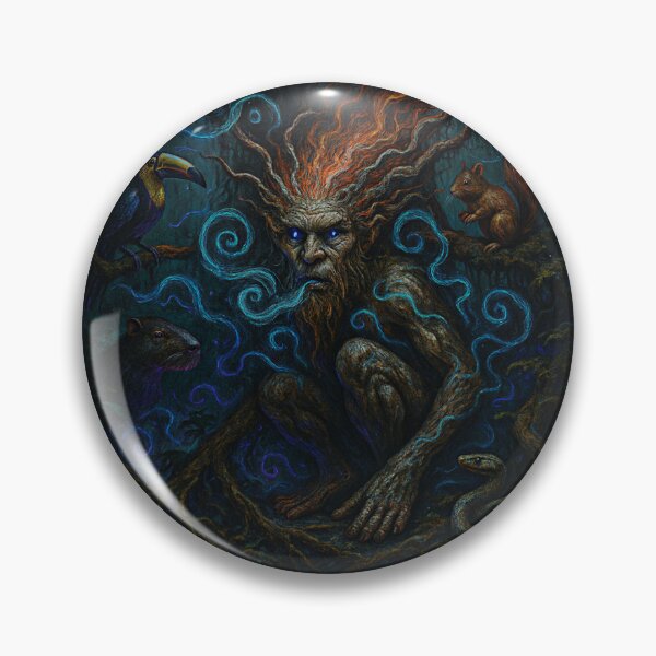 Item preview, Brazilian Guardian of the Forest: Dark Reinterpretation of Curupira #1 designed and sold by Helios Be. Lavsh.