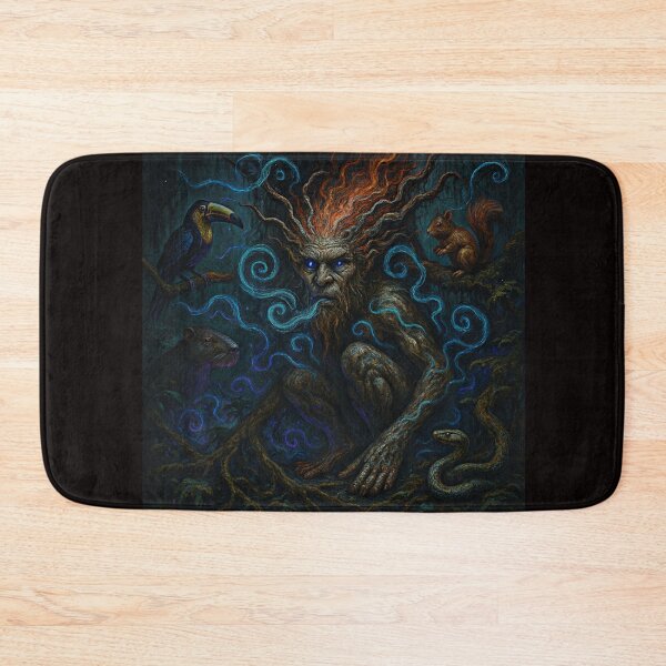 Item preview, Brazilian Guardian of the Forest: Dark Reinterpretation of Curupira #1 designed and sold by Helios Be. Lavsh.