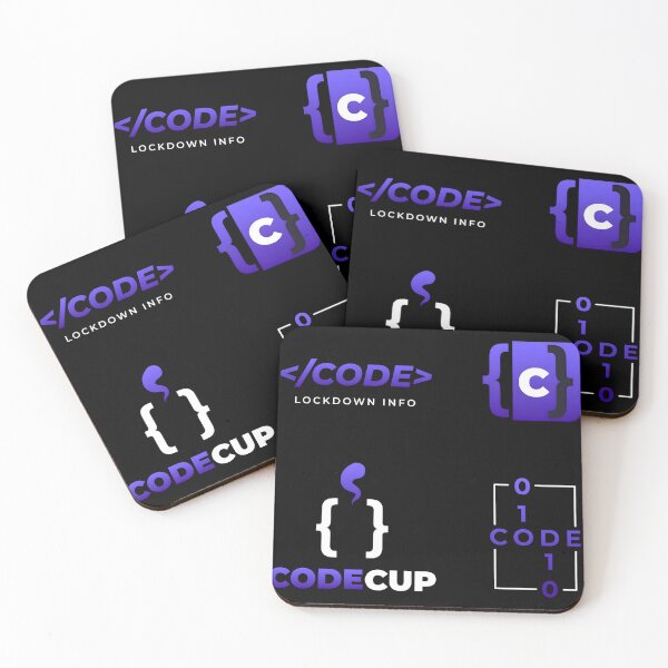 Item preview, Coding Logo Pack Code Cup And Tech Emblems designed and sold by Zenith Design.