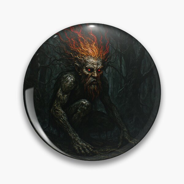 Item preview, Brazilian Guardian of the Forest: Dark Reinterpretation of Curupira #2 designed and sold by Helios Be. Lavsh.