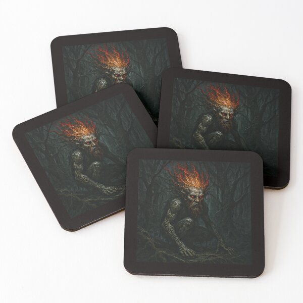 Item preview, Brazilian Guardian of the Forest: Dark Reinterpretation of Curupira #2 designed and sold by Helios Be. Lavsh.