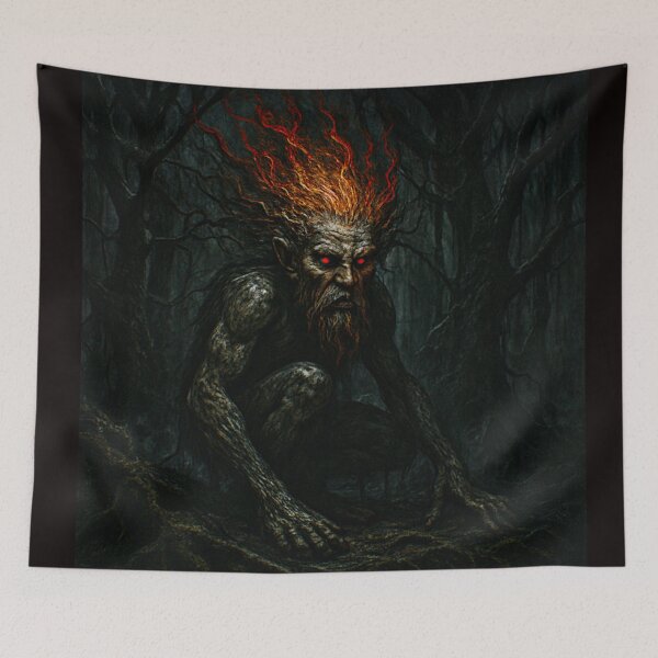 Item preview, Brazilian Guardian of the Forest: Dark Reinterpretation of Curupira #2 designed and sold by Helios Be. Lavsh.