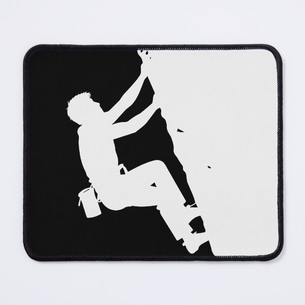 Item preview, Rock Climber Silhouette – Vertical Grip Motion Design designed and sold by BrushRushX.