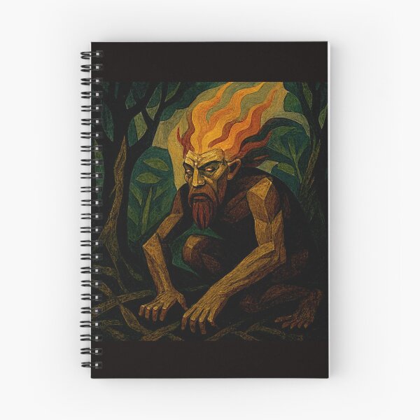 Item preview, Brazilian Guardian of the Forest: Dark Reinterpretation of Curupira #3 designed and sold by Helios Be. Lavsh.