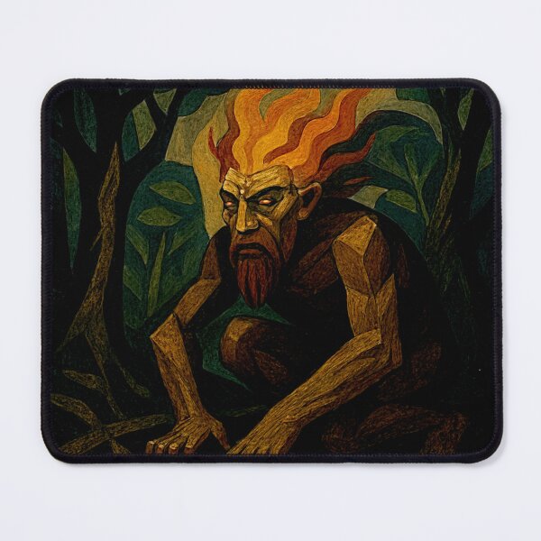 Item preview, Brazilian Guardian of the Forest: Dark Reinterpretation of Curupira #3 designed and sold by Helios Be. Lavsh.
