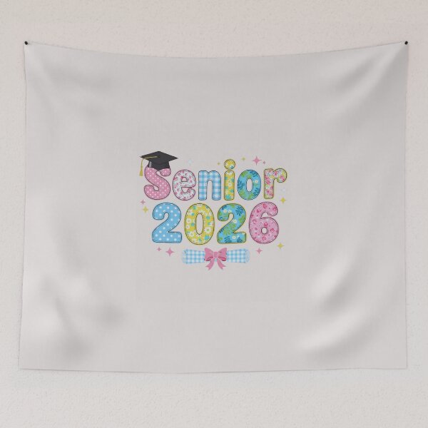 Item preview, Senior 2026 Class of 2026 Graduation Floral Gingham Pattern designed and sold by FormalDehyena.