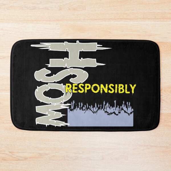 Item preview, Mosh Responsibly – Funny Heavy Music Pit Design designed and sold by FlamaC.