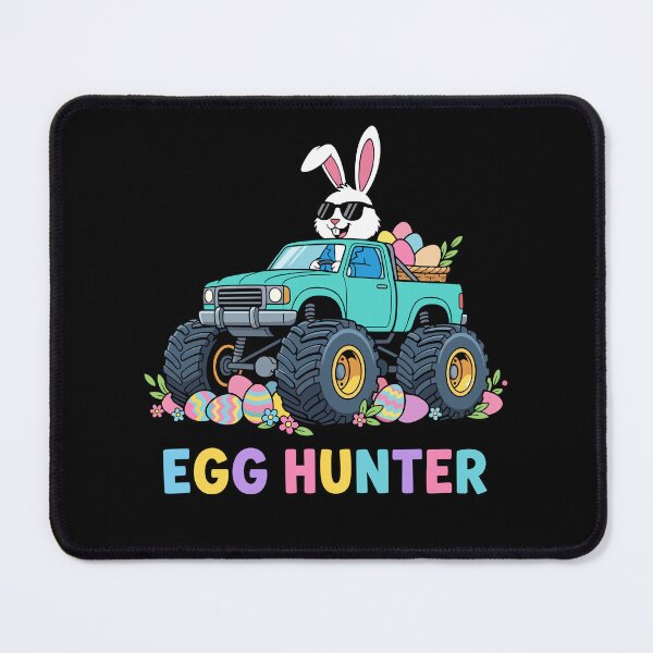 Item preview, Egg Hunter Easter Monster Truck Bunny designed and sold by KroghDs.