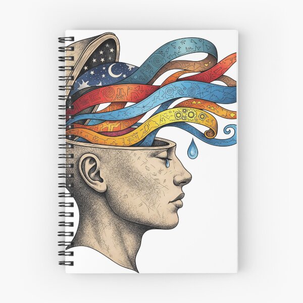 Item preview, Surreal Human Mind Abstract Flow designed and sold by Valeriia_Isaieva.