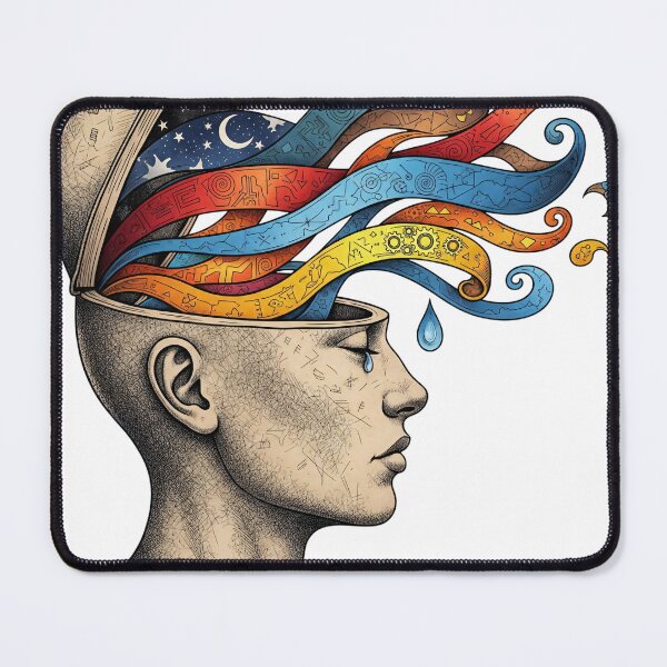 Item preview, Surreal Human Mind Abstract Flow designed and sold by Valeriia_Isaieva.