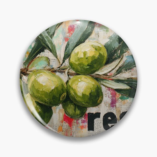 Item preview, Green Olive Branch Resist Artwork with Colorful Text Background and Bold Statement Design designed and sold by OlfactoART Studio.