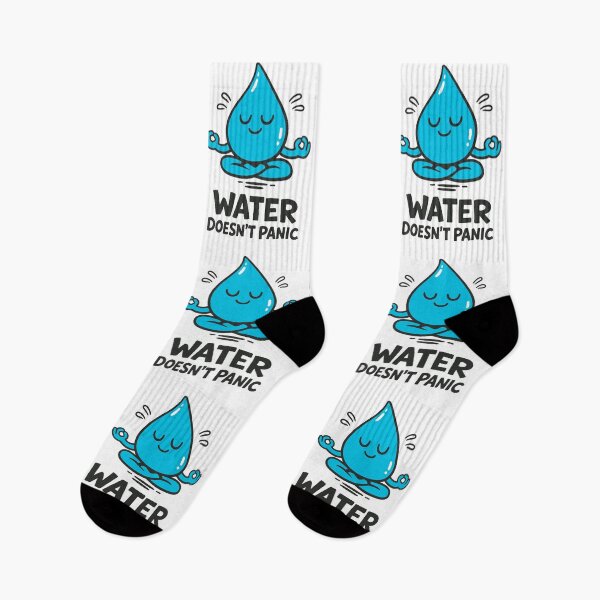 Item preview, Water Doesn’t Panic Zen Drop designed and sold by SnappyPNG.