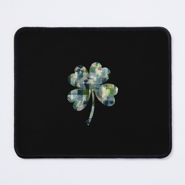 Item preview, Patchwork quilted applique shamrock 4 leaf clover designed and sold by MendaciousMina.