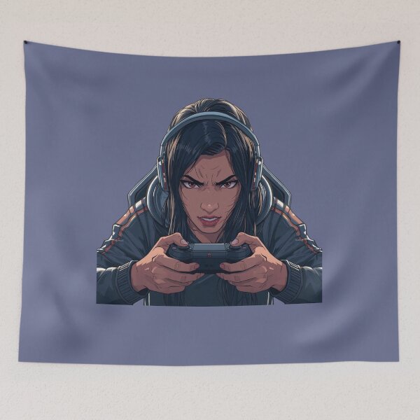 Item preview, Focused Gamer Boy - Silent Strength Gaming Design. designed and sold by LunaPrintCo.