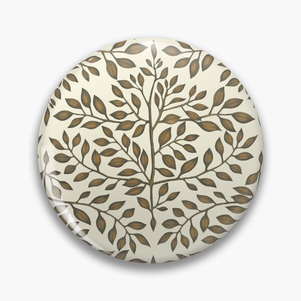 Item preview, Brown Autumnal Leaf Repeat Pattern  designed and sold by KateVanFloofno1.