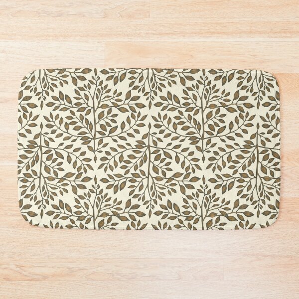 Item preview, Brown Autumnal Leaf Repeat Pattern  designed and sold by KateVanFloofno1.