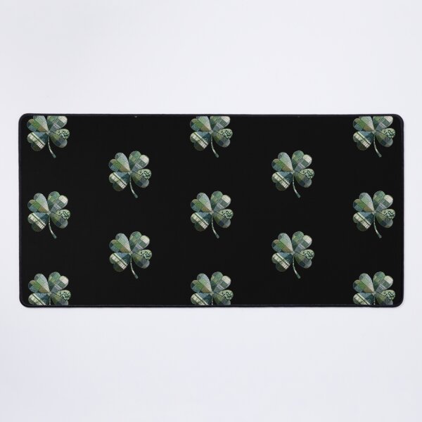 Item preview, Patchwork quilted applique shamrock 4 leaf clover designed and sold by MendaciousMina.