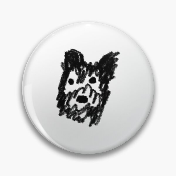 Item preview, Doodle Dog - Dougie - Yorkshire Terrier Inspired Hand Drawn Puppy illustration  designed and sold by Geluchi .