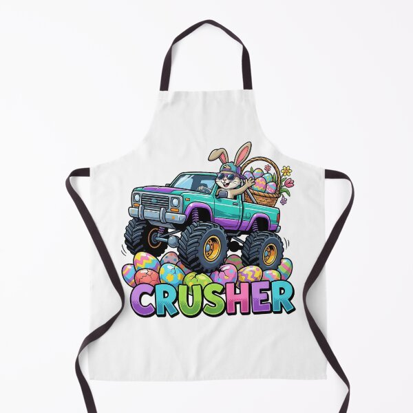 Item preview, Easter Monster Truck Crusher Bunny designed and sold by KroghDs.