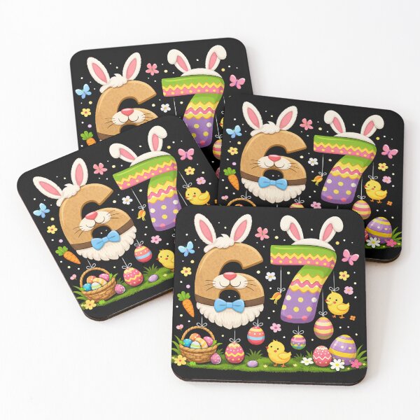 Item preview, Happy Easter Day 67 Bunny Six Seven Easter 6 7 Easter Eggs designed and sold by will freed18.