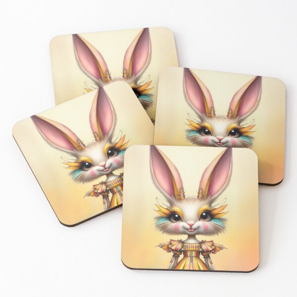 Item preview, Adorable Easter Rabbit in Stylish Dress designed and sold by ideandesign.