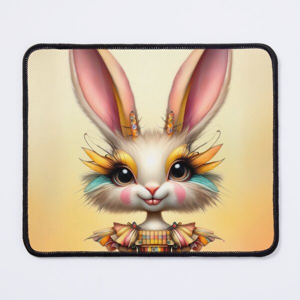 Item preview, Adorable Easter Rabbit in Stylish Dress designed and sold by ideandesign.