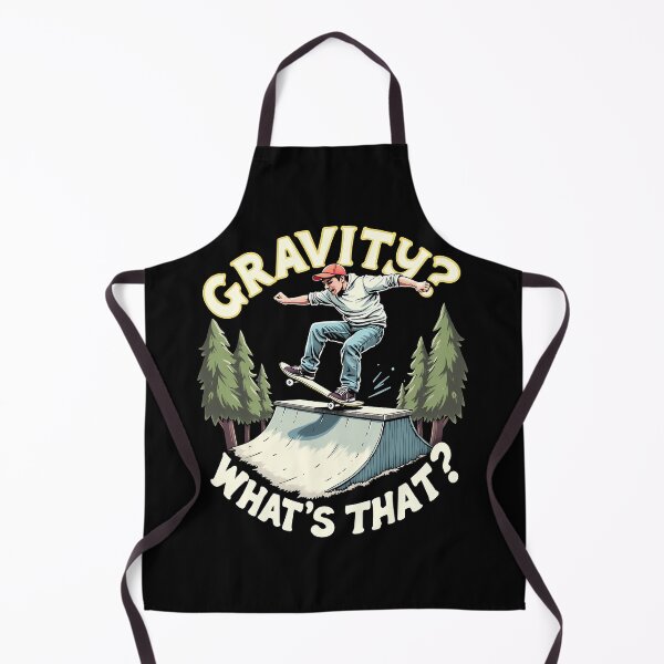 Item preview, Gravity? What's That? – Funny Skateboarding Design designed and sold by CyfroweMysli.
