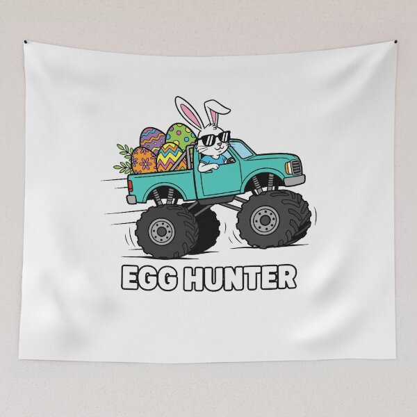 Item preview, Kids Easter Monster Truck Egg Hunter designed and sold by KroghDs.