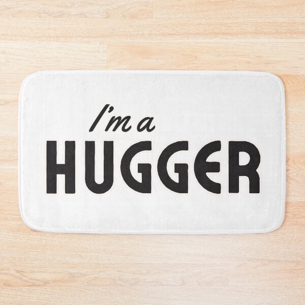 Item preview, I’m a Hugger – Cute Bold Typography Comfort Statement Design designed and sold by TheStephanieRome.