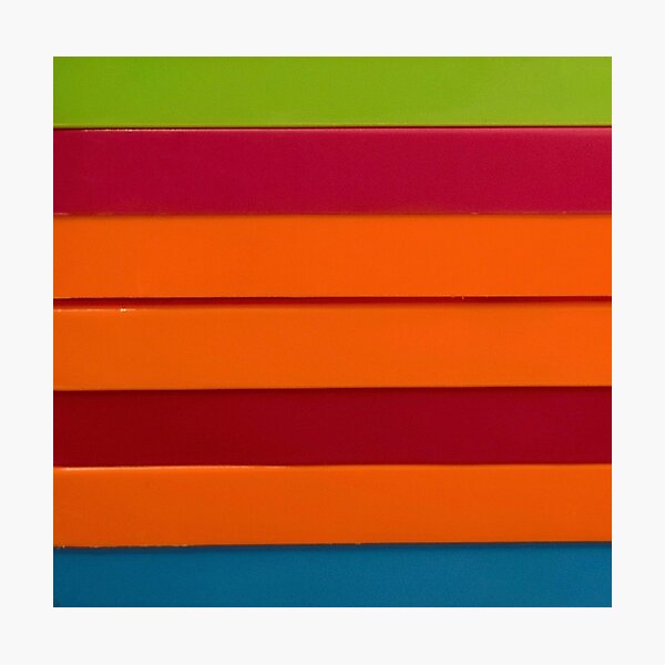 Colourful stripes Photographic Print
