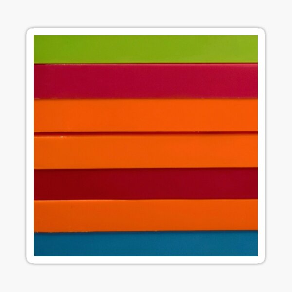 Colourful stripes Sticker