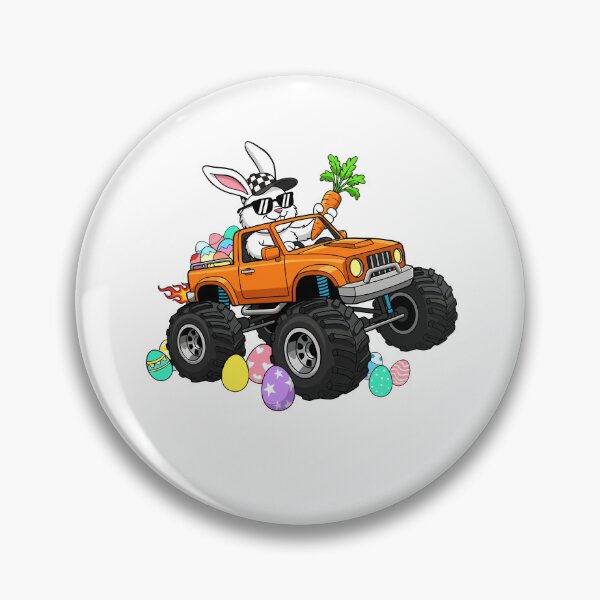 Item preview, Kids Easter Monster Truck Bunny Egg Hunt designed and sold by KroghDs.