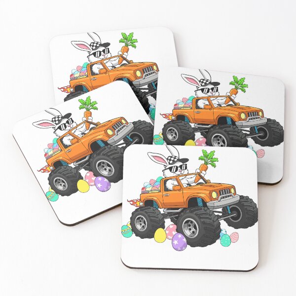 Item preview, Kids Easter Monster Truck Bunny Egg Hunt designed and sold by KroghDs.