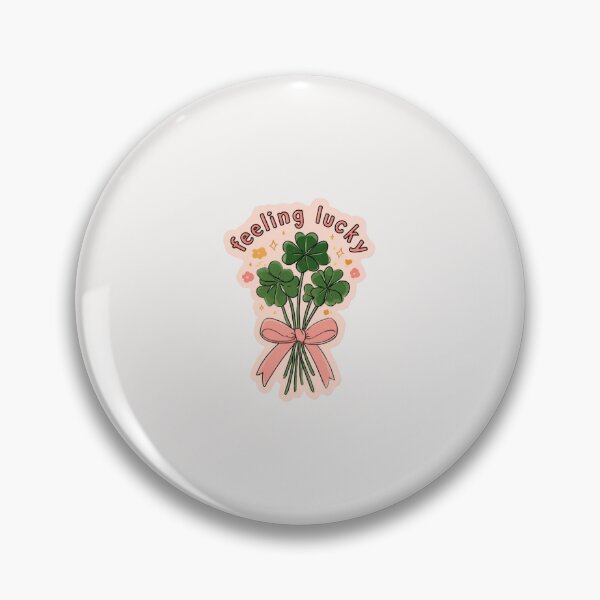 Item preview, Feeling lucky 4 leaf clover bouquet sticker designed and sold by MendaciousMina.
