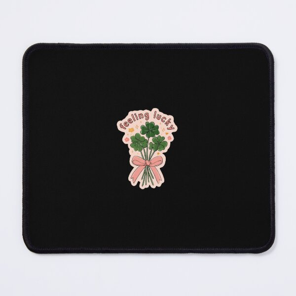 Item preview, Feeling lucky 4 leaf clover bouquet sticker designed and sold by MendaciousMina.