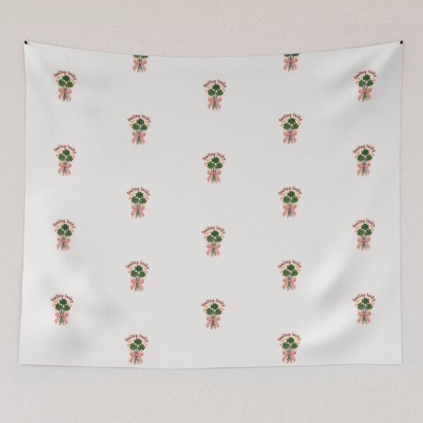 Item preview, Feeling lucky 4 leaf clover bouquet sticker designed and sold by MendaciousMina.