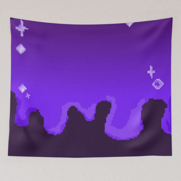 Item preview, Purple background print. Pixel fan art. designed and sold by YaroshMaria.