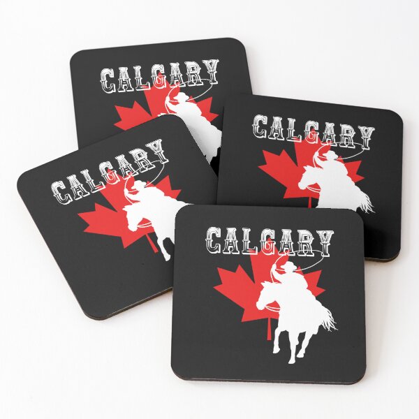 Item preview, Canadian Cowboy on Horseback Maple Leaf Graphic - True North Cowboy - Canada Western Heritage designed and sold by PowerKanjiFit.