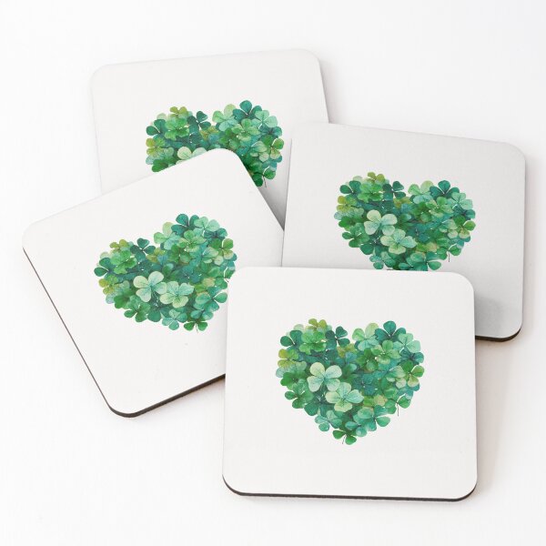 Item preview, Lucky shamrock heart designed and sold by MendaciousMina.