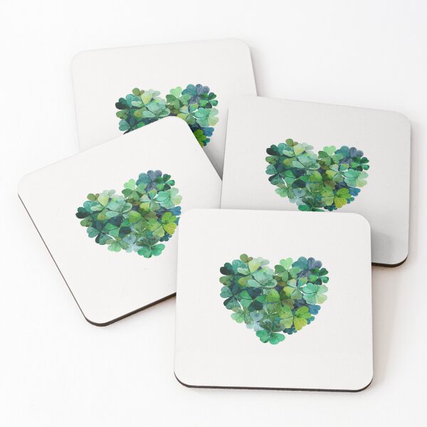 Item preview, Lucky shamrock heart designed and sold by MendaciousMina.