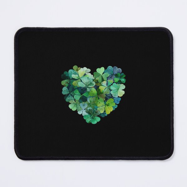 Item preview, Lucky shamrock heart designed and sold by MendaciousMina.